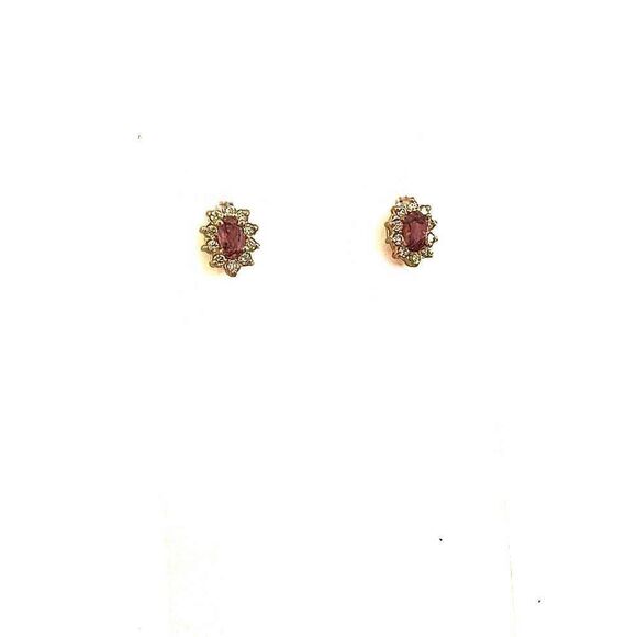 Sapphire Diamond Stud Earrings 14k W Gold 0.90 TCW Certified $2,490 215609 - Picture 4 of 11